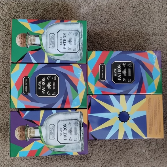5 Containers 2022 Mexican Heritage Tin PATRON Silver Tequila Limited Edition - Picture 2 of 6